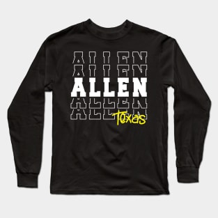 Allen city Texas Allen TX Long Sleeve T-Shirt